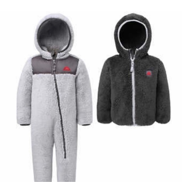 Snozu Toddler 2-piece Fleece Set, Gray 18 months - Picture 1 of 5